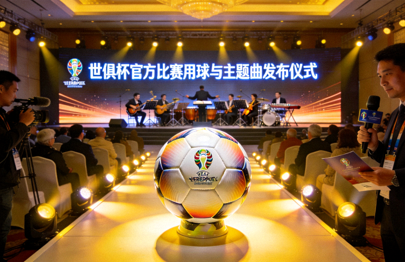 世俱杯官方比赛用球与主题曲发布仪式现场